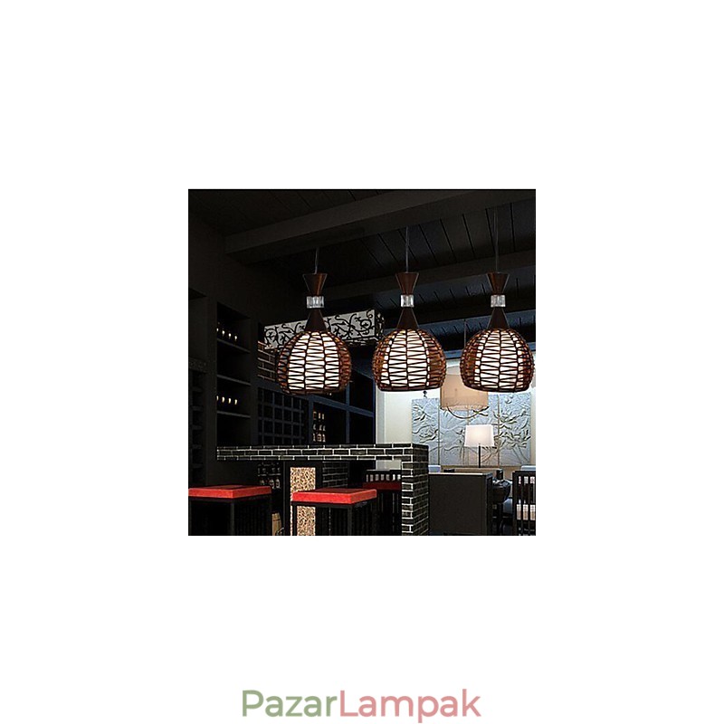 Vidéki Cany Art Weaving Klasszikus szerződött csepplámpa lámpa