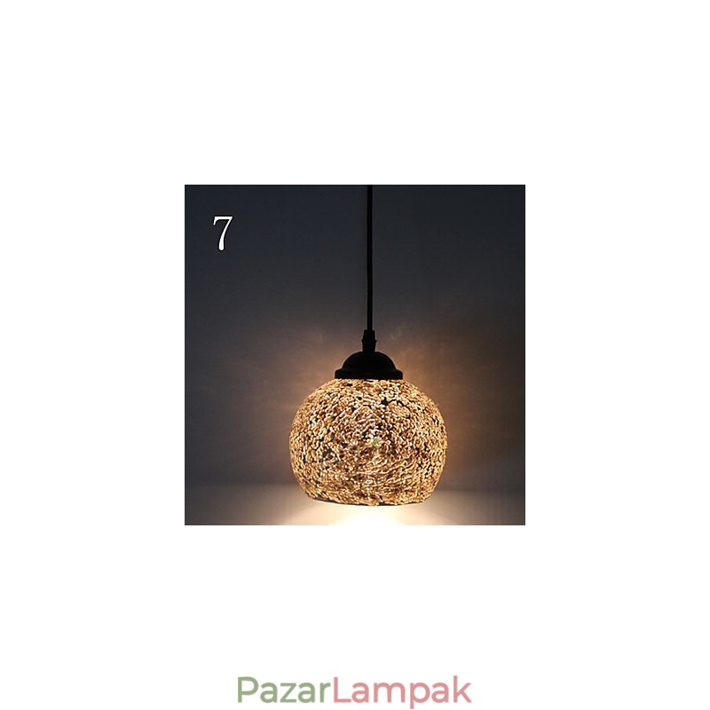 Simple Fashion Marcelo G üvegcsillár, amely az ókori fényeket állítja helyre