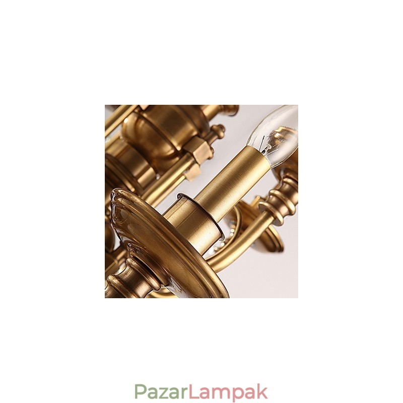 Csillár Hagyományos Klasszikus Rusztikus Lodge Metal