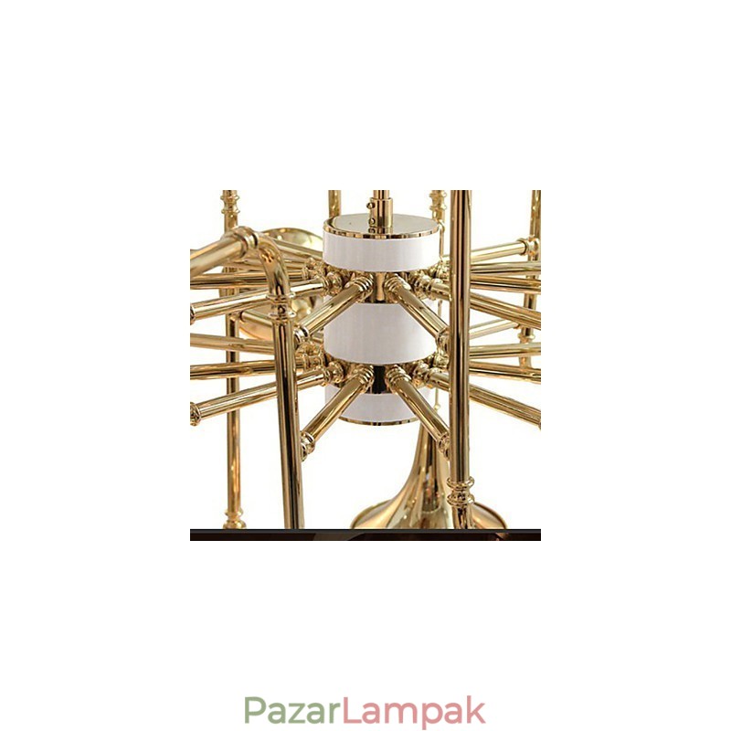 Country Mini stílusú galvanizált fém csillár