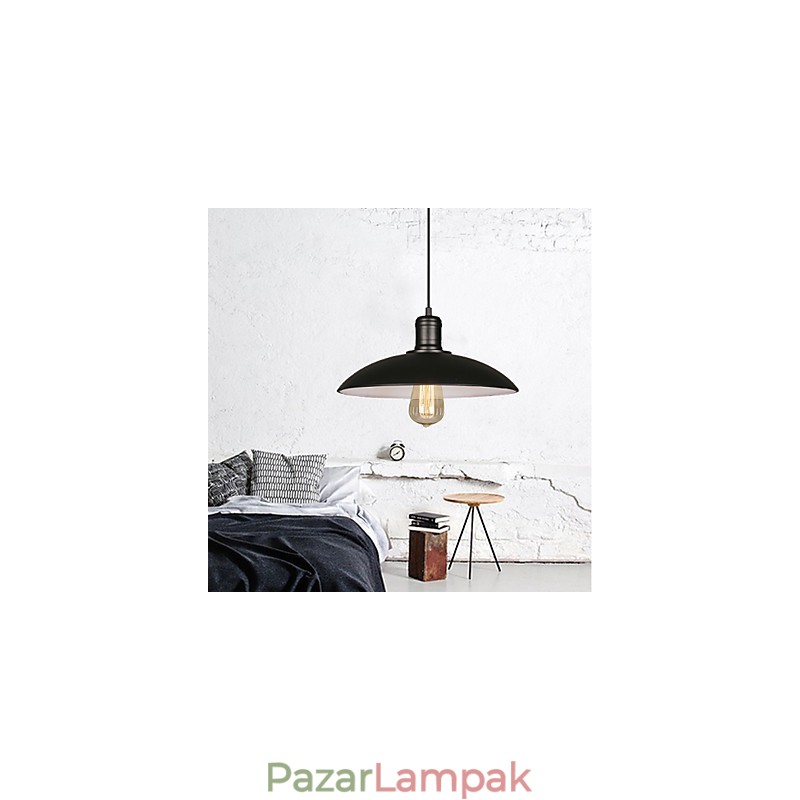 Lámpák és Lámpák Művészet Restauráló Egyfejű Kovácsoltvas Repülő Csészealj Droplight