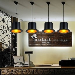 Retro festés fém függőlámpa Garázs