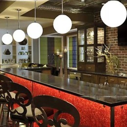 Fehér üveggolyós dekoratív csillár lámpa