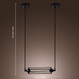 Hagyományos klasszikus Vintage Island festmény függőlámpa