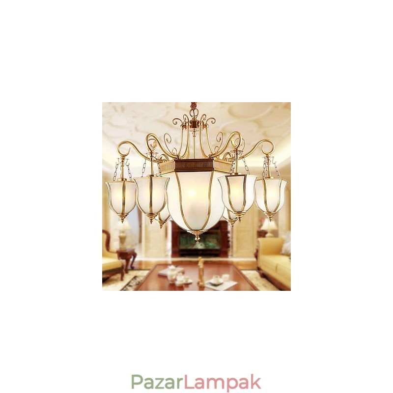 Csillár Hagyományos Klasszikus Rusztikus Lodge Metal