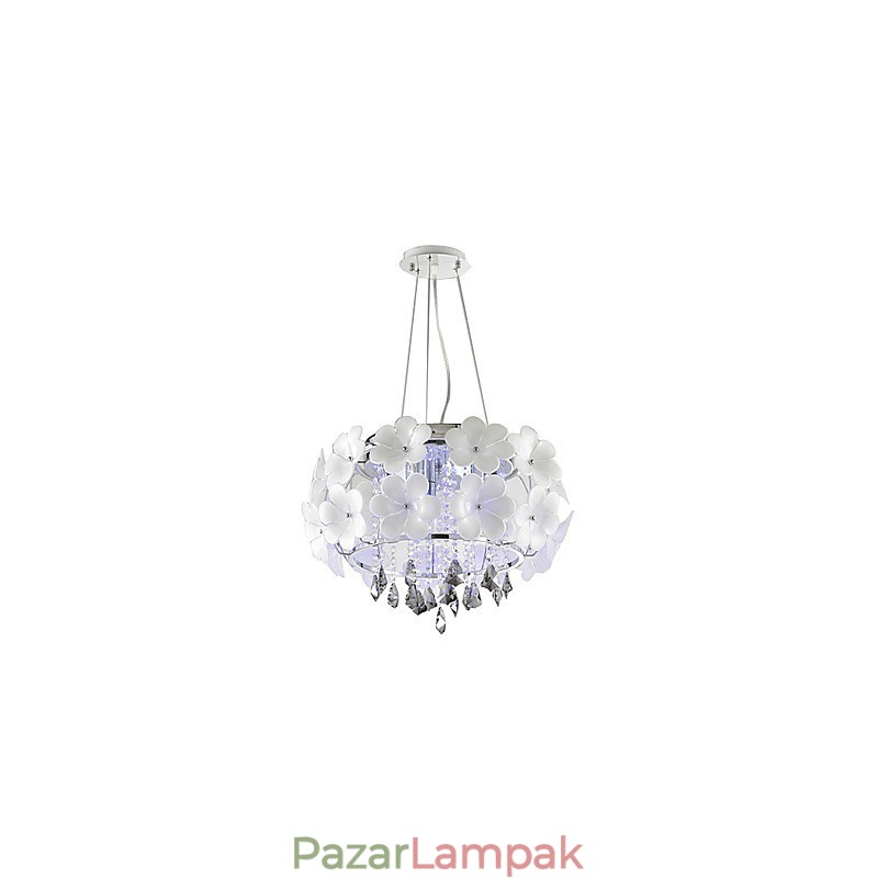 Modern, kortárs kristály függőlámpa