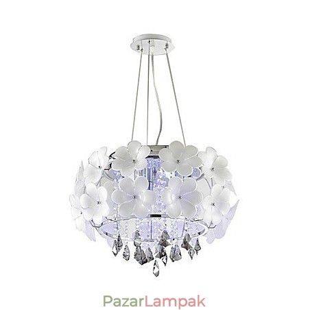 Modern, kortárs kristály függőlámpa