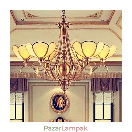 Hagyományos klasszikus rusztikus Lodge sárgaréz fém csillár Hagyományos klasszikus rusztikus Lodge sárgaréz fém csillár