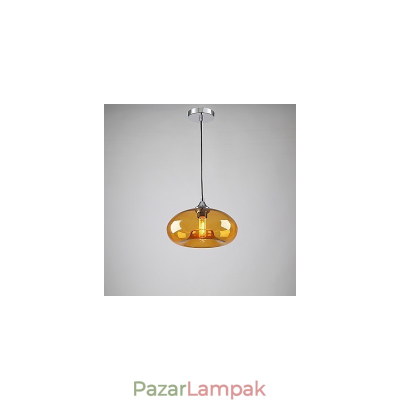 Modern, jellegzetes 1 világos medál átlátszó árnyalattal