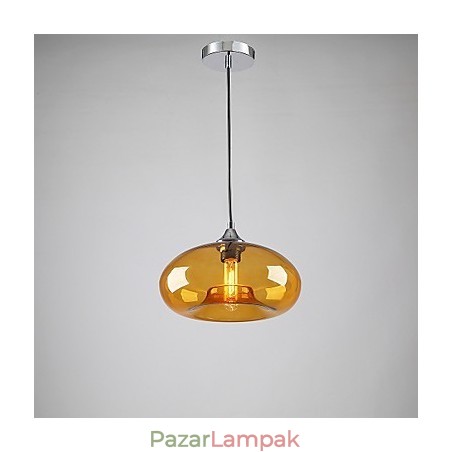 Modern, jellegzetes 1 világos medál átlátszó árnyalattal