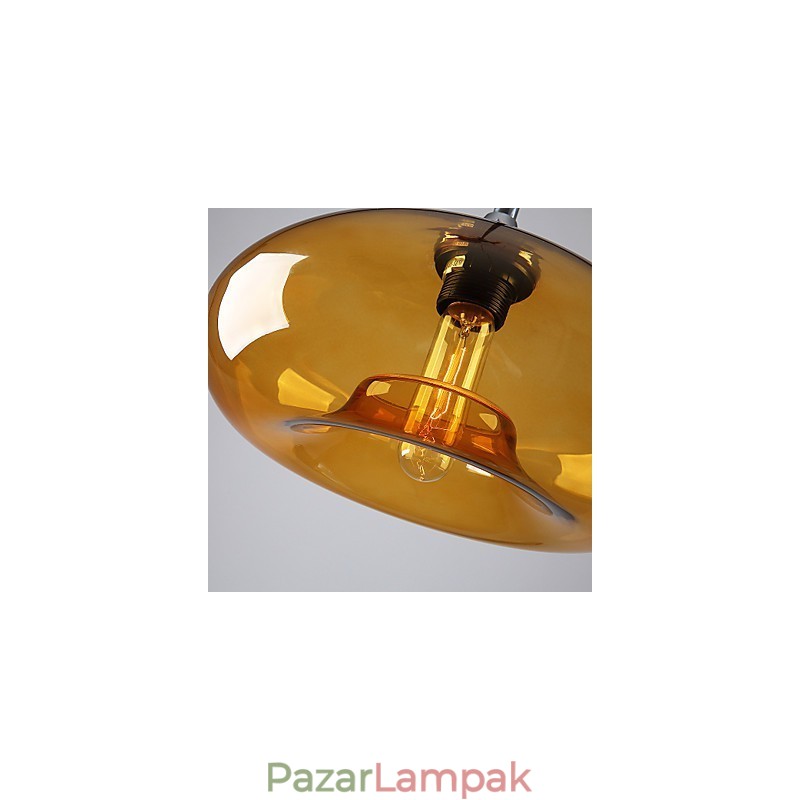 Modern, jellegzetes 1 világos medál átlátszó árnyalattal