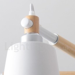 3 Light Modern kortárs fa csillár lámpa
