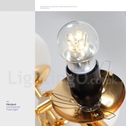 8 Light Modern modern csillár üvegárnyékoló világítással