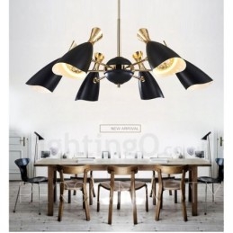 6 Light Modern kortárs csillárfény
