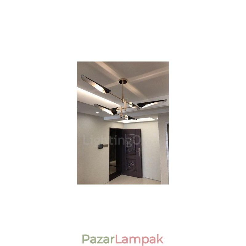 3 rétegű modern kortárs 6 világos csillár