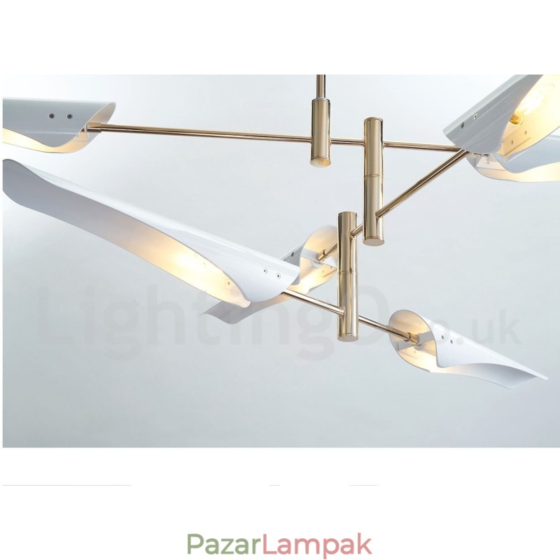 3 rétegű modern kortárs 6 világos csillár