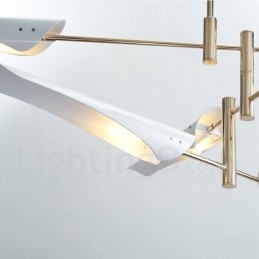 Modern kortárs 4 Tier 8 könnyű csillár