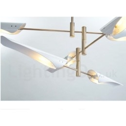Modern kortárs 4 Tier 8 könnyű csillár