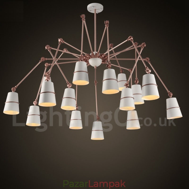 15 Light Modern kortárs csillár lámpa