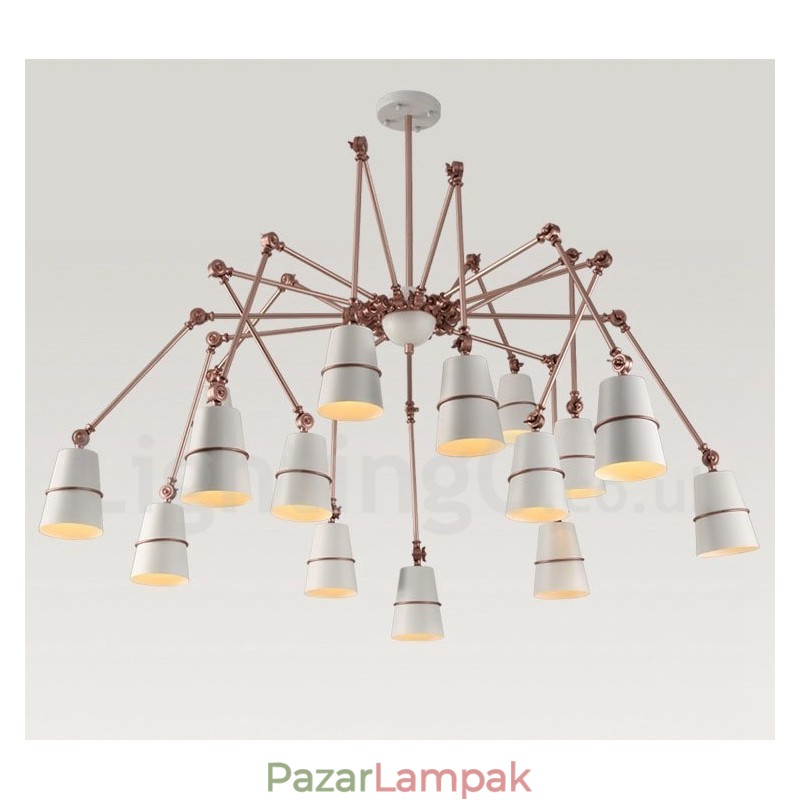 15 Light Modern kortárs csillár lámpa