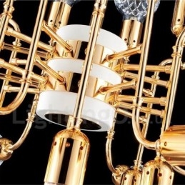 4 rétegű, modern kortárs 24 fényű csillár lámpa