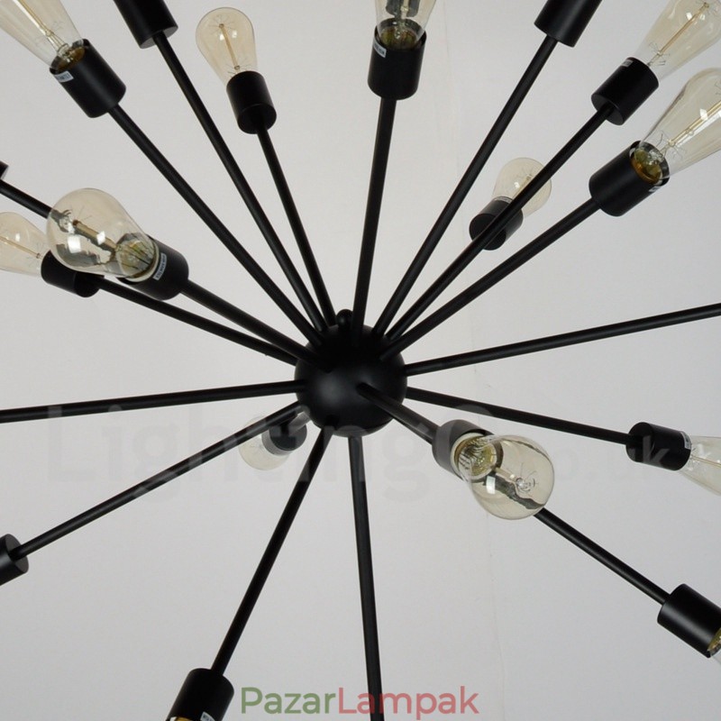 16 Light Vintage Retro Sputnik csillár