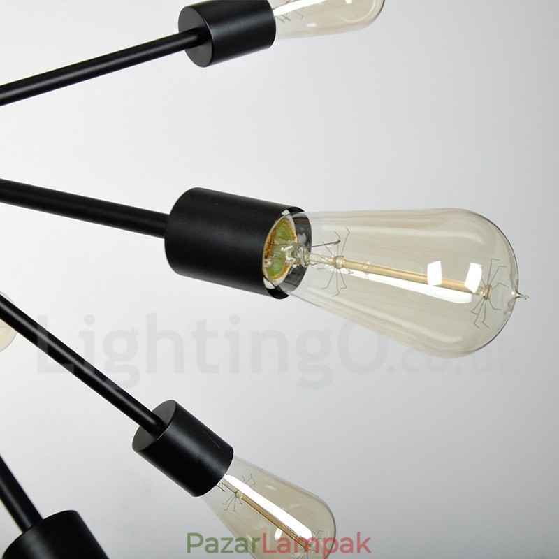 16 Light Vintage Retro Sputnik csillár