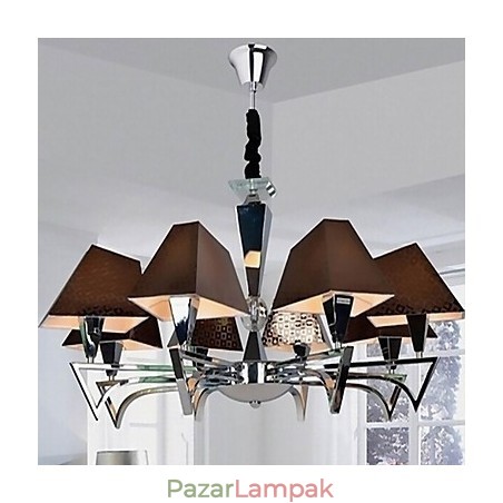 Divat kovácsoltvas csillár világítás Art csillár 8 lámpával Divat kovácsoltvas csillár világítás Art csillár 8 lámpával