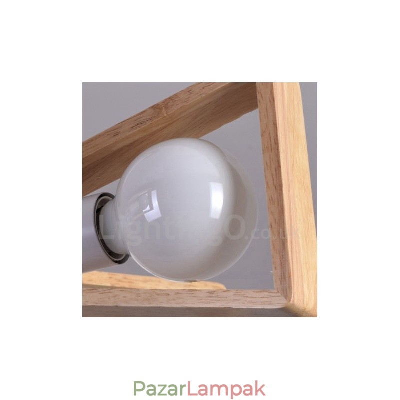 Fa egyrétegű, 3. rétegű világos csillár lámpa, modern, kortárs stílusban
