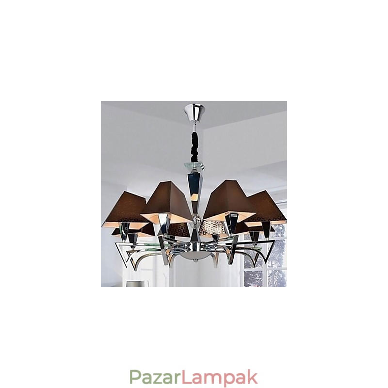 Divat kovácsoltvas csillár világítás Art csillár 8 lámpával