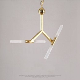 Modern kortárs 2 rétegű 4 világos arany csillár lámpa