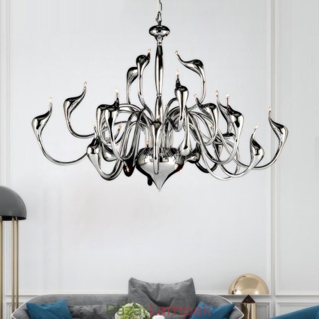 24 Lights Modern Swan csillár Light G4 krómozott izzó tartozék 24 Lights Modern Swan csillár Light G4 krómozott izzó tartozék
