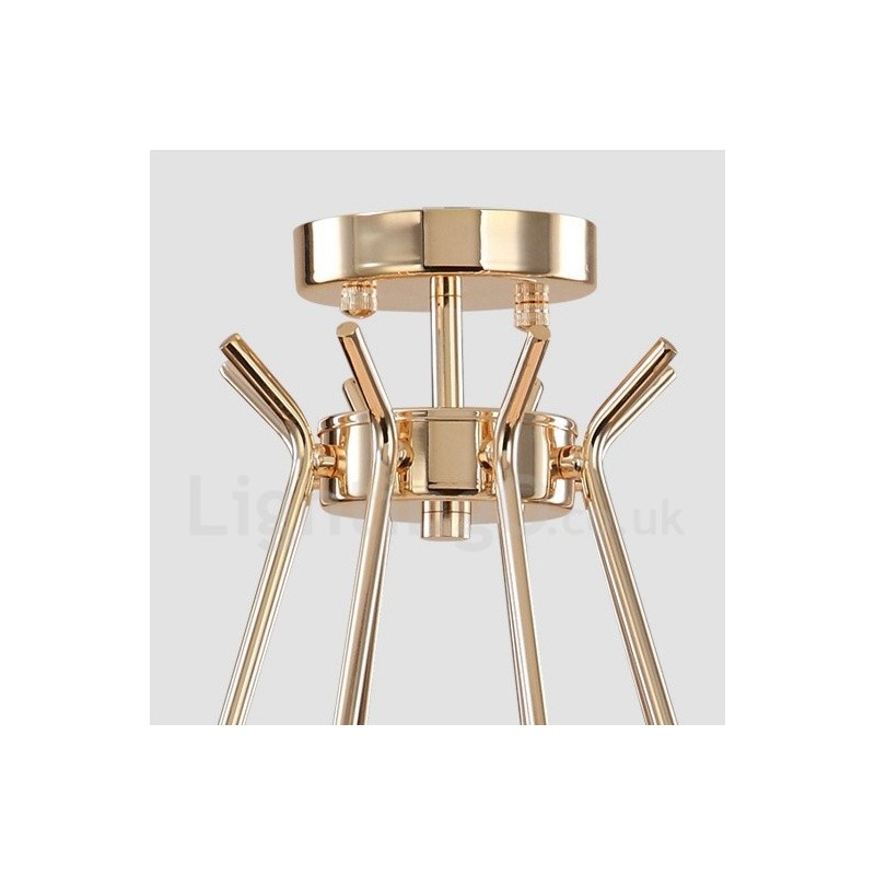 30 Light, 2 szintes, modern kortárs fém csillár lámpa üveg ernyővel