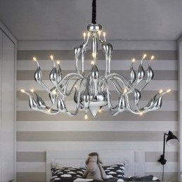 24 Lights Modern Swan csillár Light G4 krómozott izzó tartozék
