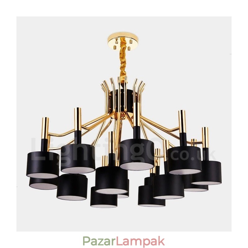 15 Light 2 szintes, modern, modern stílusú csillár lámpa