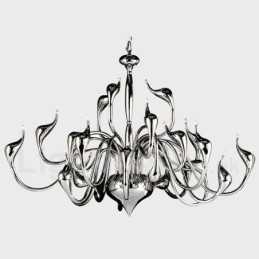 24 Lights Modern Swan csillár Light G4 krómozott izzó tartozék