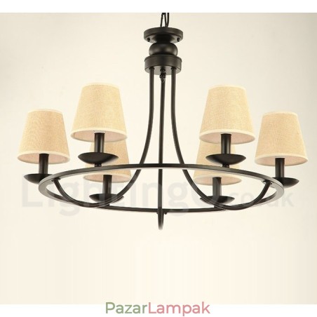 Country Retro 6 Light egyszintű csillár lámpa Country Retro 6 Light egyszintű csillár lámpa