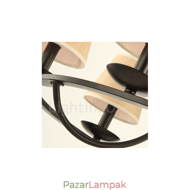 Country Retro 6 Light egyszintű csillár lámpa