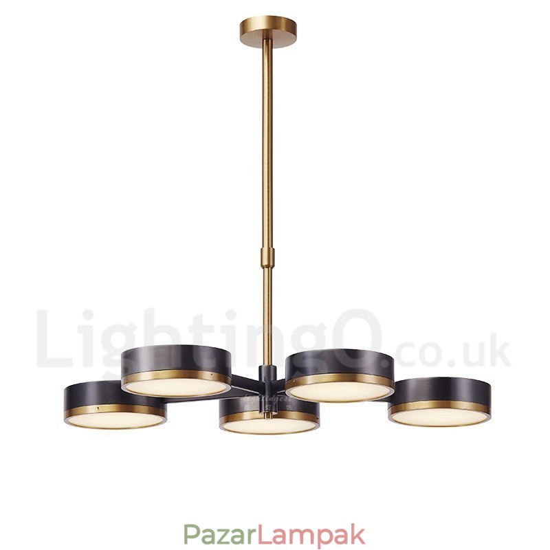 5 Light Modern, kortárs, egyszintes csillárfény