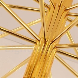 40 világos arany 2 szintes modern kortárs csilláros könnyű lámpa