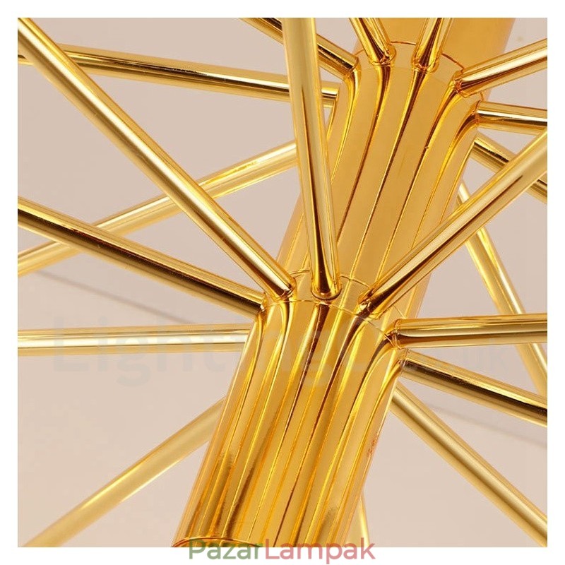 40 világos arany 2 szintes modern kortárs csilláros könnyű lámpa