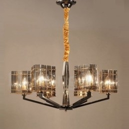 6 Light Modern kortárs egyszintű csillár lámpa