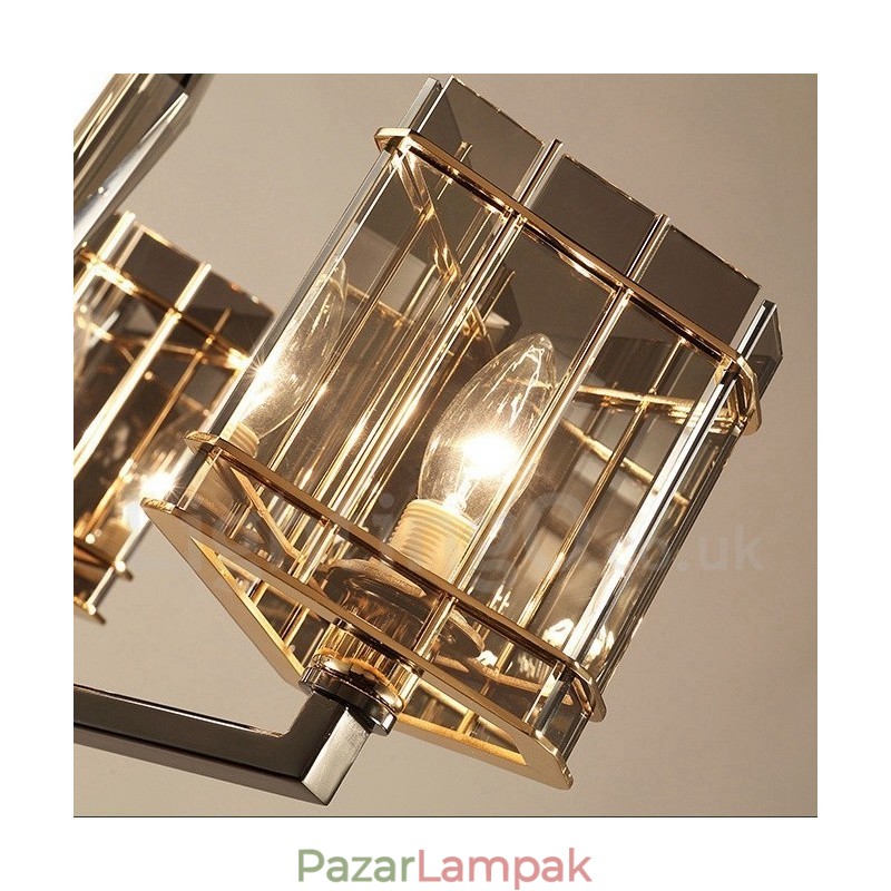 6 Light Modern kortárs egyszintű csillár lámpa