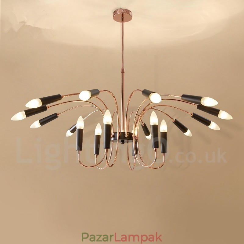 2 Tier 18 Light Modern kortárs csillárfény