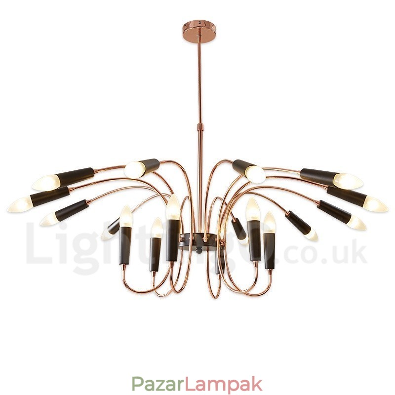2 Tier 18 Light Modern kortárs csillárfény