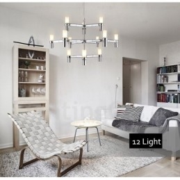 12 Light 3 rétegű modern kortárs csillár lámpa