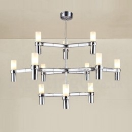 12 Light 3 rétegű modern kortárs csillár lámpa