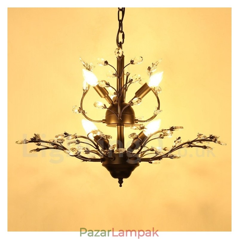 60 cm Magasság 45 cm Széles Modern Modern 7 Light csillár lámpa