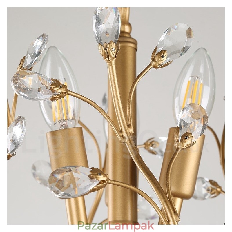 60 cm Magasság 45 cm Széles Modern Modern 7 Light csillár lámpa