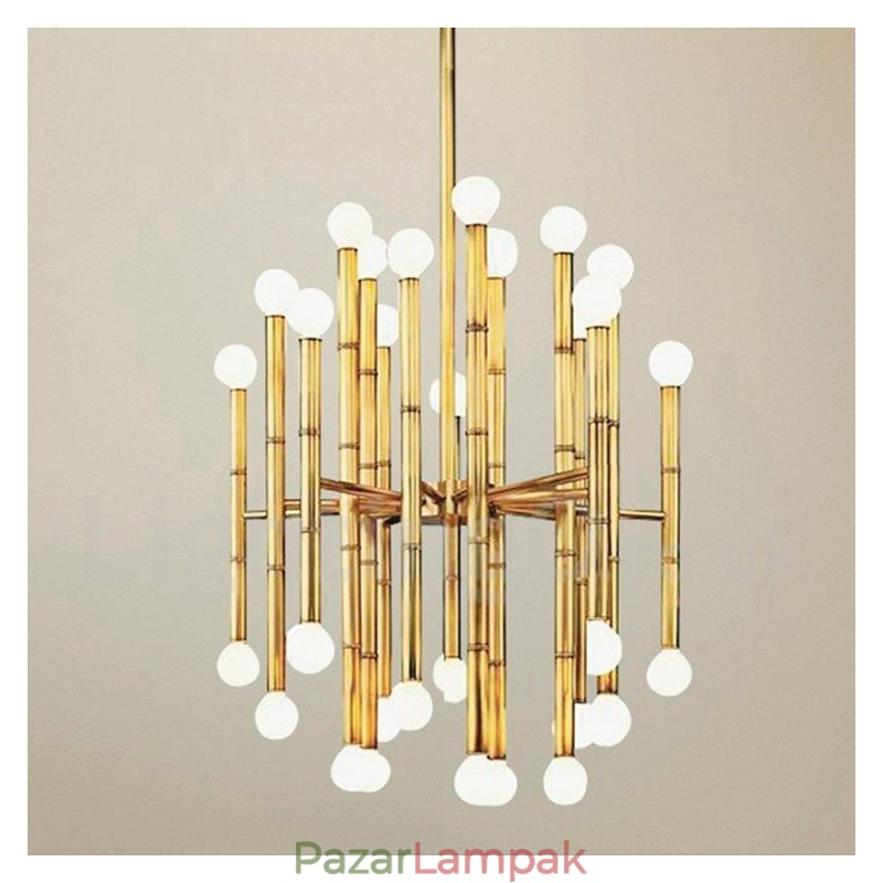 Modern, kortárs 30 Light 2 rétegű csillár a fényhez